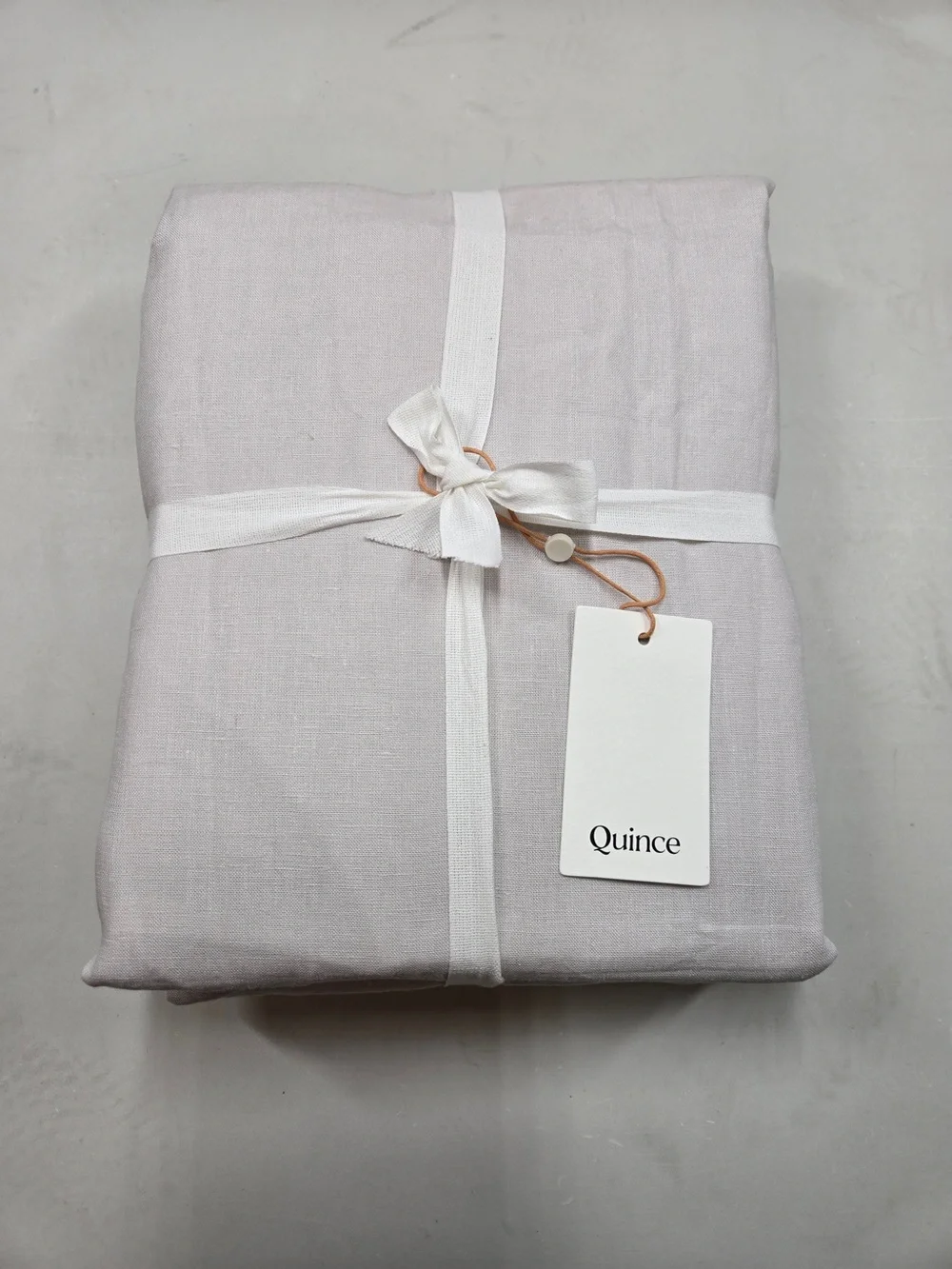 NWT QUINCE Set Of 2 48x84 European Linen Curtains Cloud 9279